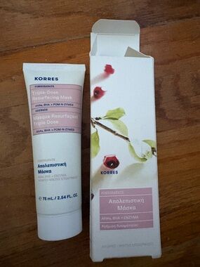 Korres White Tube with Pink Label Resurfacing Mask
